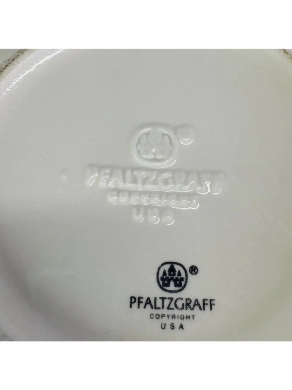 Pfaltzgraff GARDEN PARTY IMPRESSIONS Floral Stoneware Lidded Medium 9